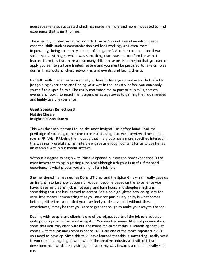 Would you recommend this speaker to other students why or why not image