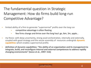 Undergrids Dynamic Capabilities & Profiting from Innovation: With some application ...