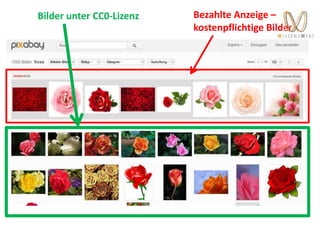 Bezahlte Anzeige –
kostenpflichtige Bilder
Bilder unter CC0-Lizenz
 