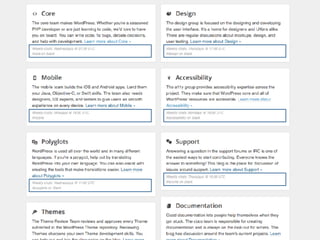 Plugins & Temas
• Handbooks
• developer.wordpress.org/plugins
• developer.wordpress.org/themes
• Revise os temas para apre...