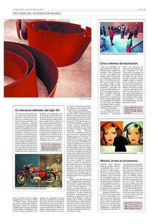 Guggenheim Extra El Pais Nov07