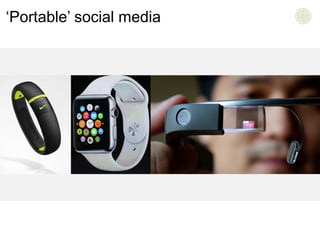 ‘Portable’ social media 
 