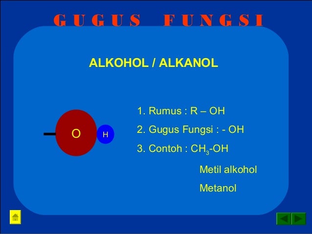 Gugus fungsi organik kls 12