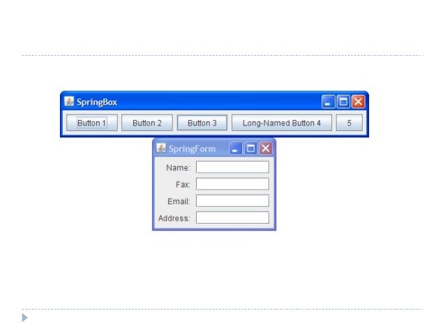 Graphical User Interface in JAVA