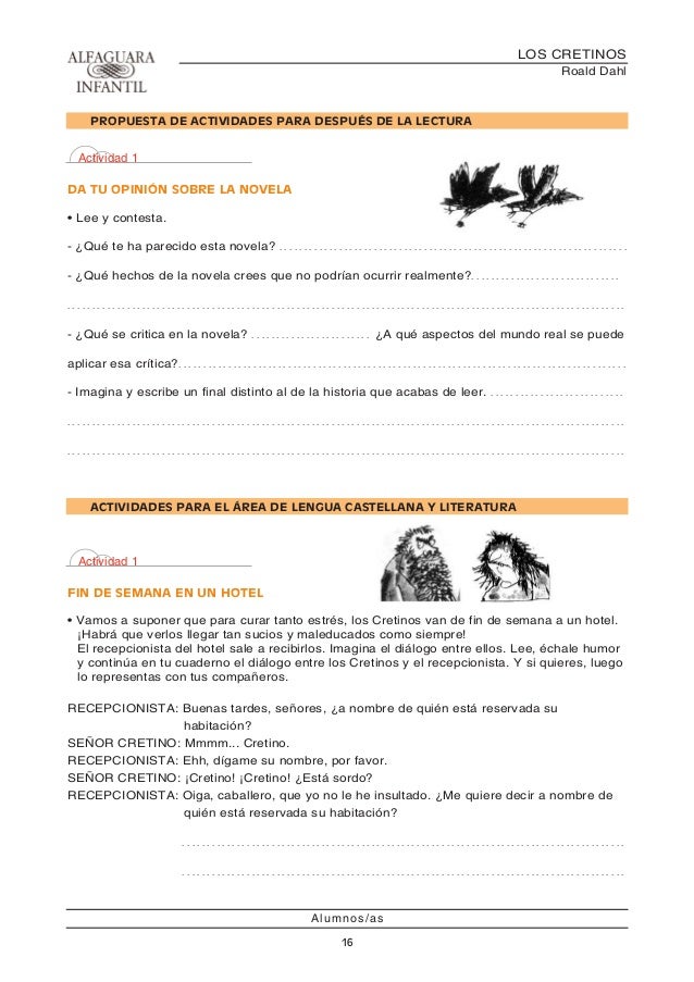 Guia actividadesLos cretinos
