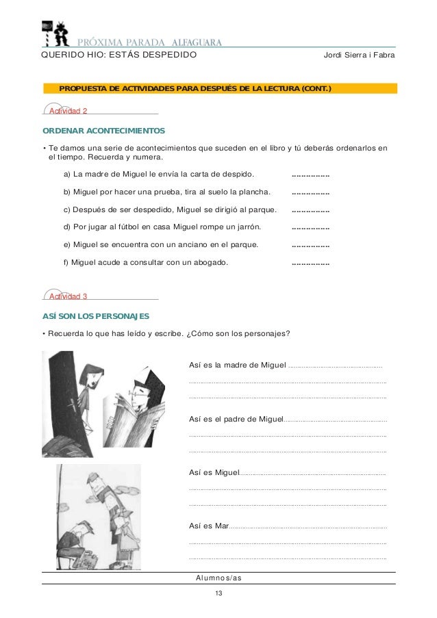Guia actividades-querido-hijo-estas-despedido