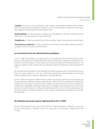 Guia Adequació Llei 11 2007