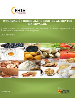 Guía Información al Consumidor de alimentos sin envasar EHTA Aragón