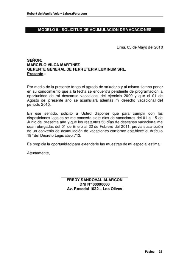 Ejemplo de carta por permiso sin goce de sueldo guia 