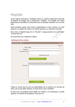 Guia clickbank-espanol | PDF