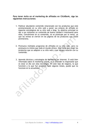 Guia clickbank-espanol | PDF