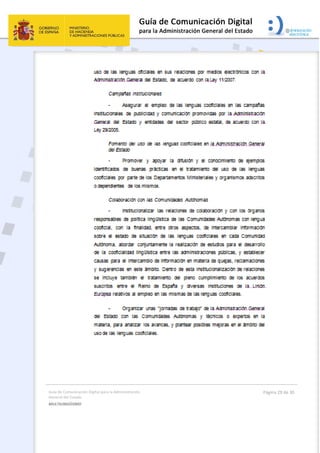 Guía de Comunicación Digital para la Administración 
General del Estado 
MULTILINGÜISMO  
  Página 29 de 30 
 
 
 