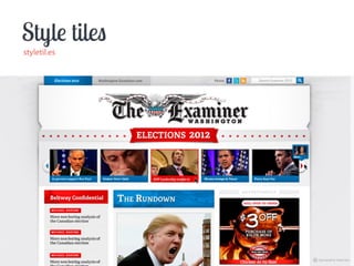 Guia de estilos para a interface do usuário