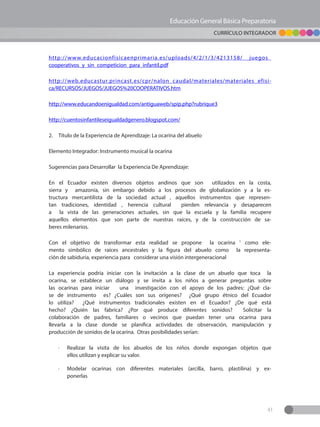 41
CURRÍCULO INTEGRADOR
Educación General Básica Preparatoria
http://www.educacionfisicaenprimaria.es/uploads/4/2/1/3/4213...