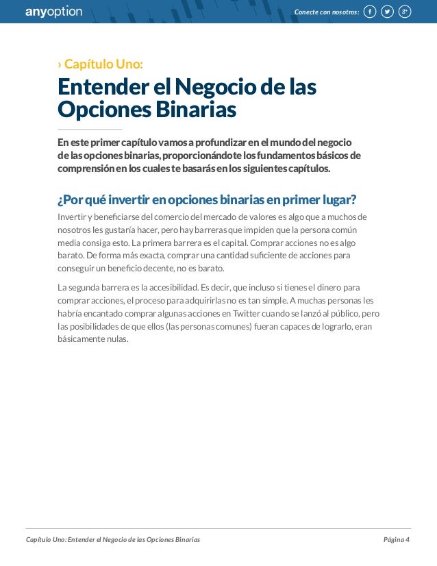 Opciones binarias renta 4