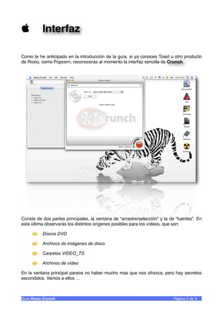 Guia De Roxio Crunch