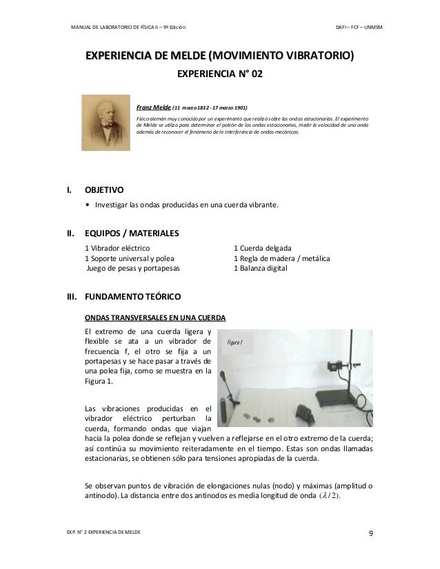EXPERIENCIA DE MELDE INFORME PDF DOWNLOAD EXPERIENCIA DE MELDE INFORME PDF DOWNLOAD