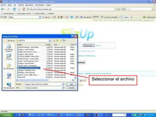 Seleccionar el archivo 