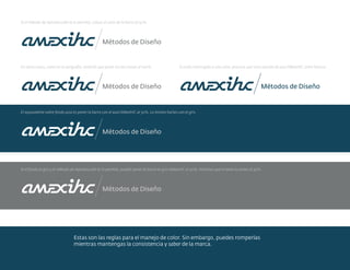 Manual de Identidad Visual para AmexIHC: Asociación Mexicana para la Interacción Humano-Computadora