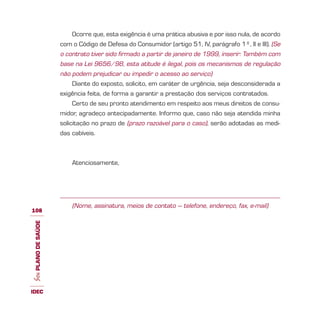 Guia IDEC de Planos de Saúde