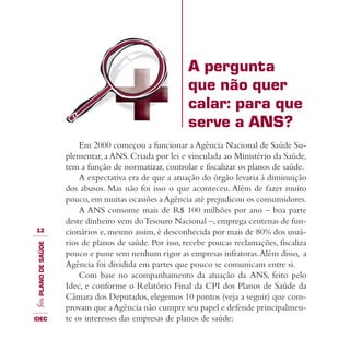 Guia IDEC de Planos de Saúde