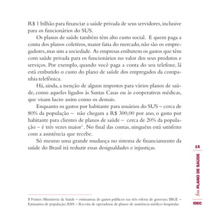 Guia IDEC de Planos de Saúde