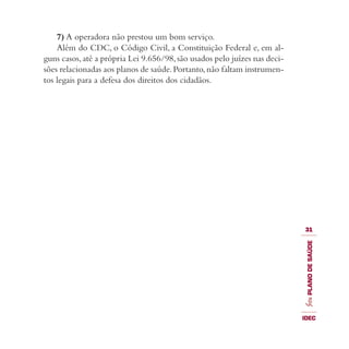 Guia IDEC de Planos de Saúde