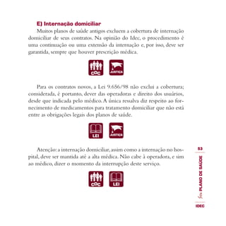 Guia IDEC de Planos de Saúde