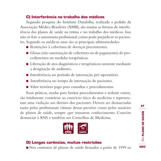 Guia IDEC de Planos de Saúde