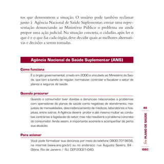 Guia IDEC de Planos de Saúde