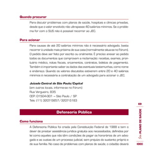 Guia IDEC de Planos de Saúde