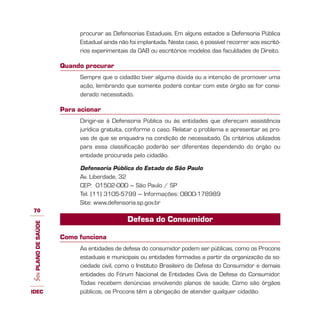 Guia IDEC de Planos de Saúde