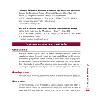 Guia IDEC de Planos de Saúde