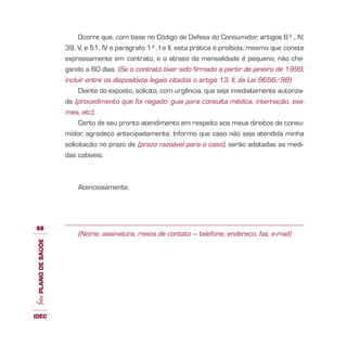 Guia IDEC de Planos de Saúde