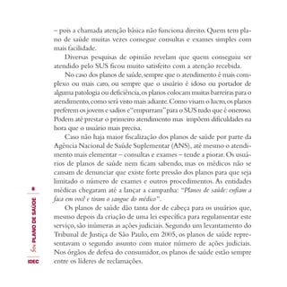 Guia IDEC de Planos de Saúde