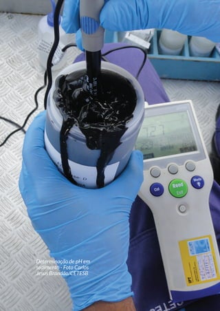 Determinação de pH em
sedimento - Foto Carlos
Jesus Brandão/CETESB
 