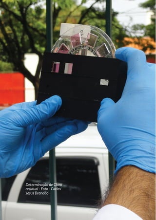 Determinação de Cloro
residual - Foto - Carlos
Jesus Brandão
 