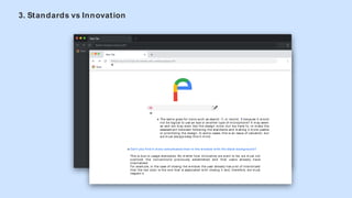 New Tab
Search Google or type a URL
Apps
New Tabx-+
What if you try to close the window with a white background?
Apps
Can't you ﬁnd it m ore com plicated than in the window with the black background?
This is due to usage standards. No m atter how innovative w e w ant to be, w e m ust not
overlook t he convent ions previously est ablished and t hat users already have
internalized.
For exam ple, in the case of closing the w indow the user already has a lot of interiorized
that the red color is the one that is associated w ith closing it and, therefore, w e m ust
respect it.
The sam e goes for icons such as search or record, because it w ould
not be logical to use an eye or another type of m icrophone? It m ay seem
so and w e m ay even like the design m ore, but w e have to. to m ake the
assessm ent betw een follow ing the standards and m aking it m ore usable
or prioritizing the design. In som e cases, this is an issue of valuation, but
w e m ust alw ays keep this in m ind.
3. Standards vs Innovation
 