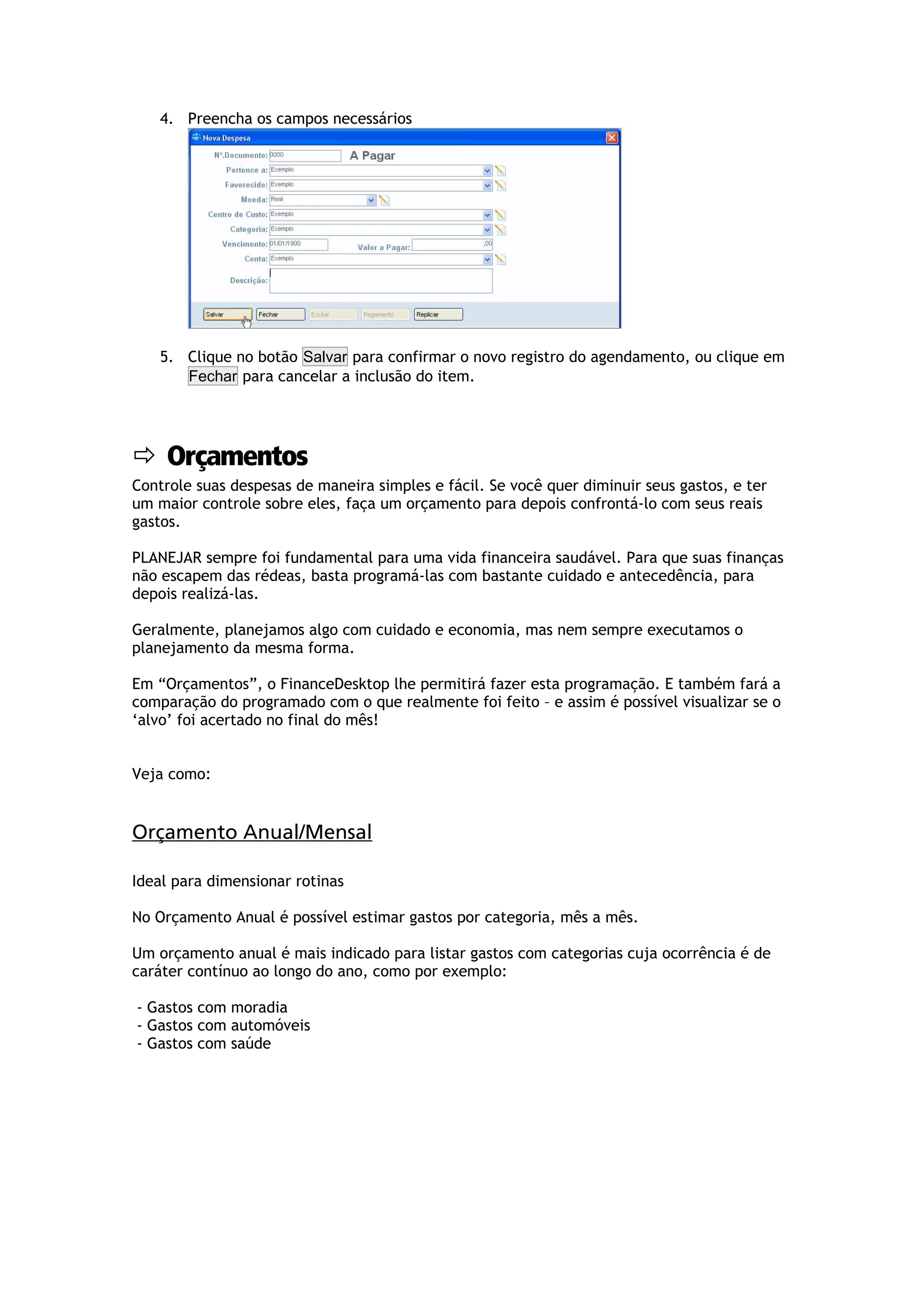 Guia Rapido Finance Desktop A B R I L