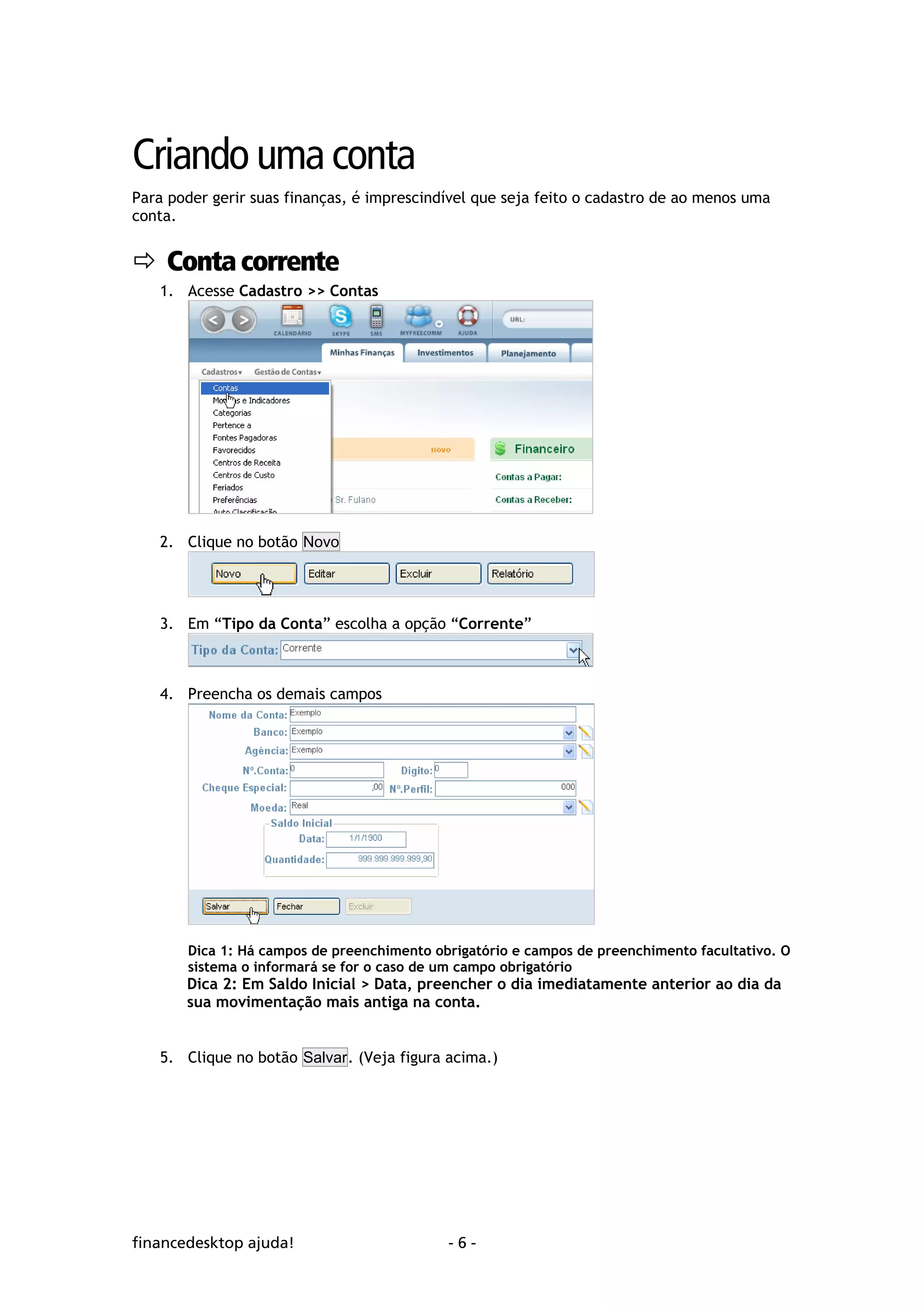 Guia Rapido Finance Desktop A B R I L