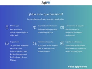Visita agilpm.com
 
