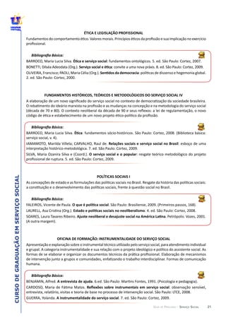 21
CURSODEGRADUAÇÃOEMSERVIÇOSOCIAL
GUIA DE PERCURSO - SERVIÇO SOCIAL
AS  SOCIAIS  I
 