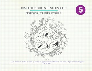 DES!DECHETS!UTILES!C’EST!POSSIBLE!!
!DESECHOS!UTILES!ES!POSIBLE!!!

«

5

»

 
