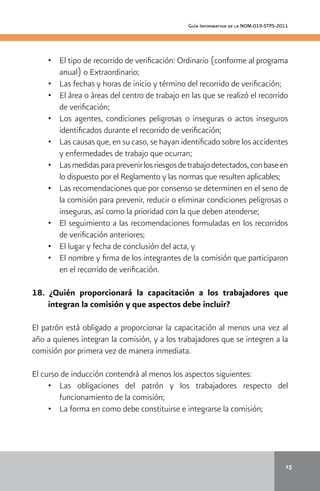 Guía NOM-019-STPS-2011 | PDF