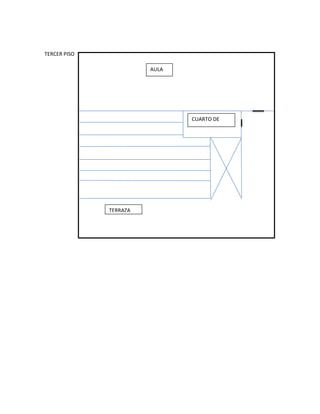 TERCER PISO

                        AULA




                               CUARTO DE
                               ASEO




              TERRAZA
 