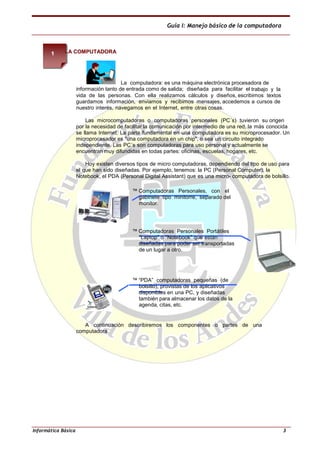 Guia 1 de informatica | PDF