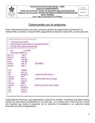 Guia 1 microcontroladores grado 11