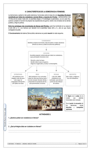 Guia 3. atenas y esparta | PDF