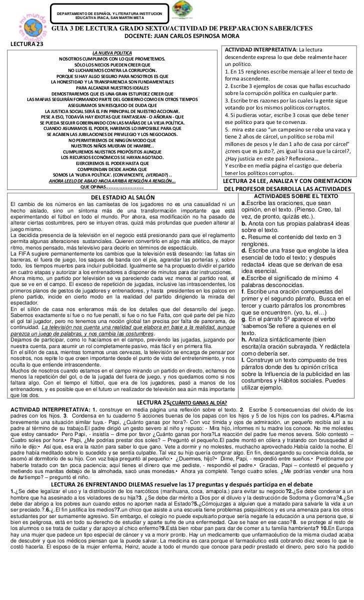 preguntas de matematicas tipo icfes para grado 6 guia 3 de lectura grado sexto actividad de preparacion preguntas de matematicas tipo icfes para grado 6 guia 3 de lectura grado sexto actividad de preparacion