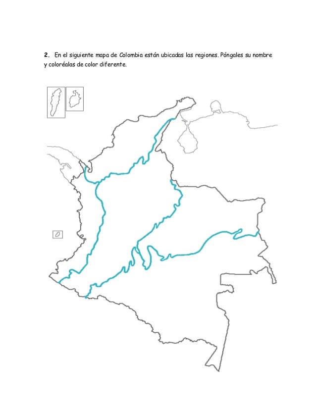 Regiones Naturales De Colombia Para Evaluar